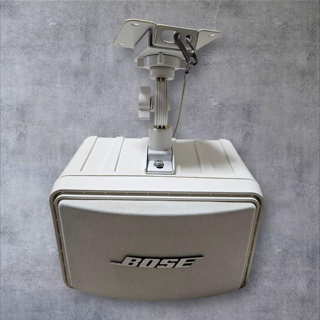 BOSE ボーズ 111ADW ペアスピーカー 白 純正吊り金具付