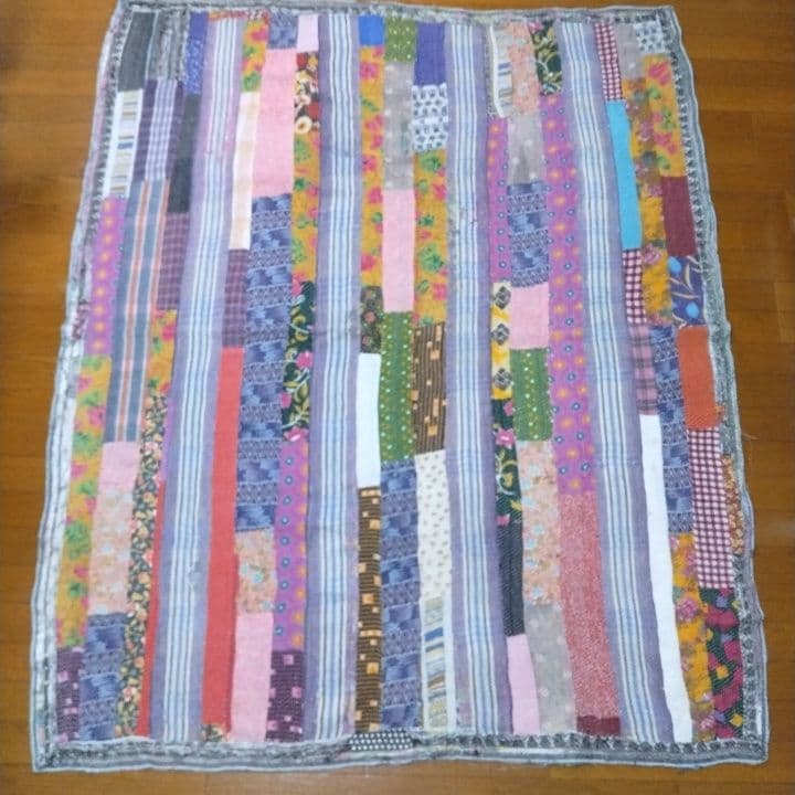 インド製ラリーキルト / カンタキルト / 厚手 マルチカバー146×186