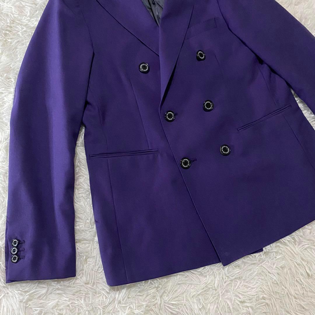 【美品】ダイリク　ダブルジャケット　テーラード　パープル　Mサイズ　紫
