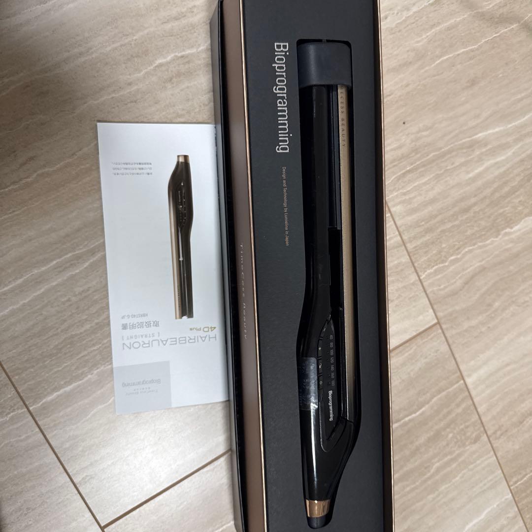 ヘアビューロン　4D plus HBRST4D-G-JP ストレートアイロン