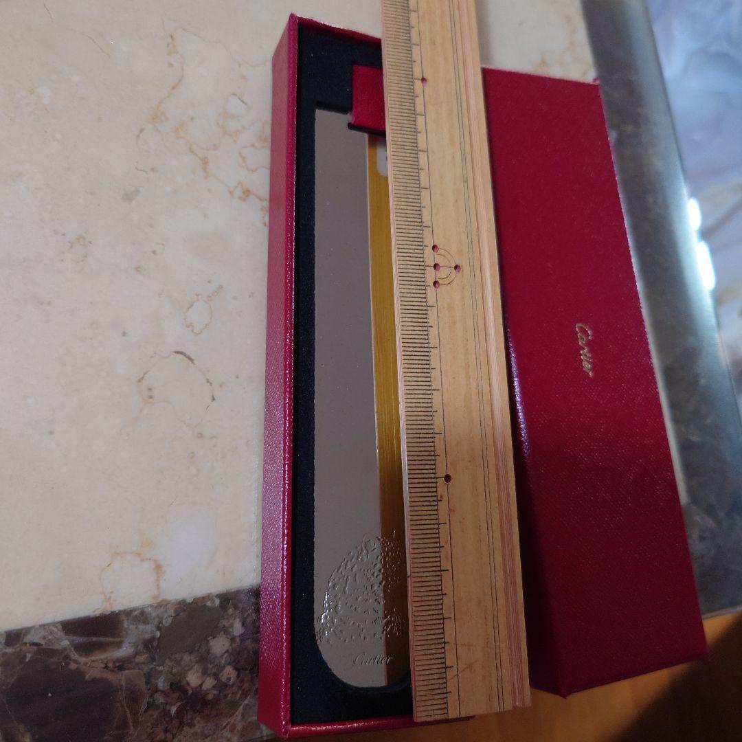 カルティエ、ブックマーク、栞、新品未使用、 箱入り、ピカピカ、パンテール堀り