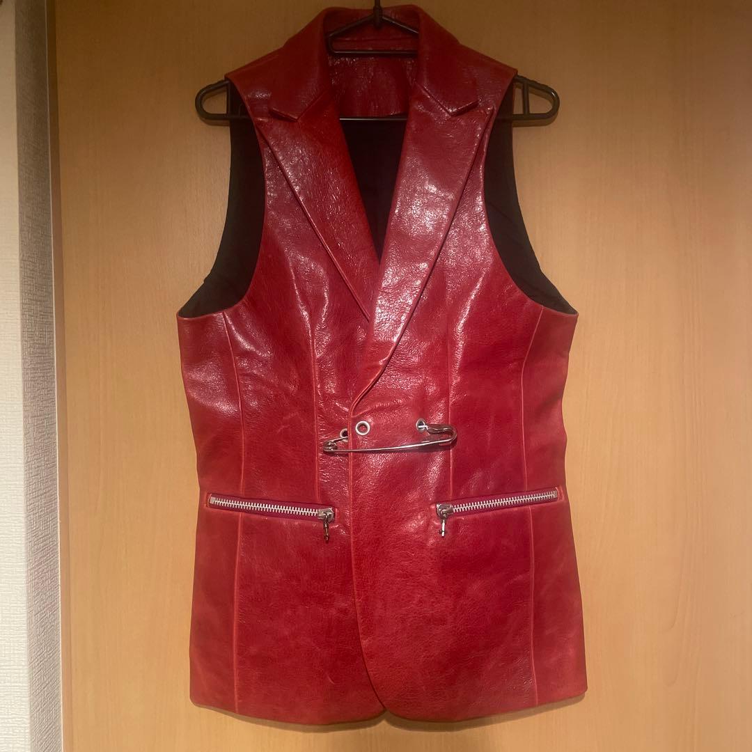 H*e様 Qnine(9) カウレザーベスト