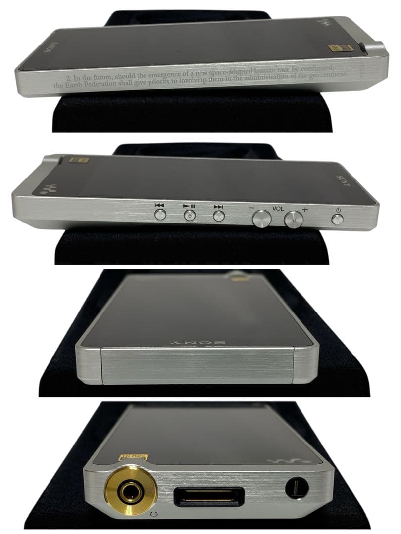 極美品　限定版　ガンダム　SONY ウォークマン　NW-ZX1　ブックレット付