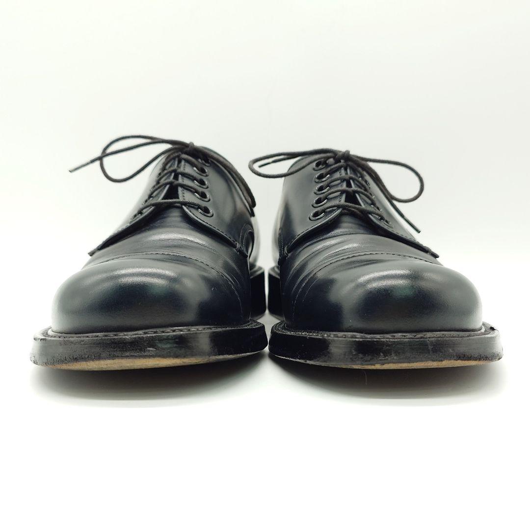 【正規】PRADA プラダ キャップトゥ メンズ レザーシューズ 革靴 26cm