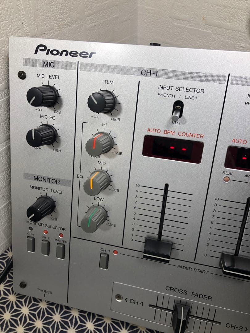 pioneer dj パイオニア　DJM-300 銀　フェーダーメンテナンス