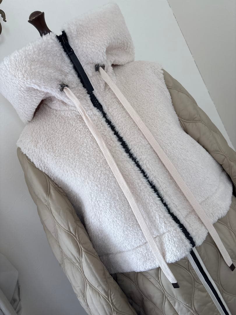 マーレンダム MARLENEDAM 2wayロング中綿コート　40 ベージュ