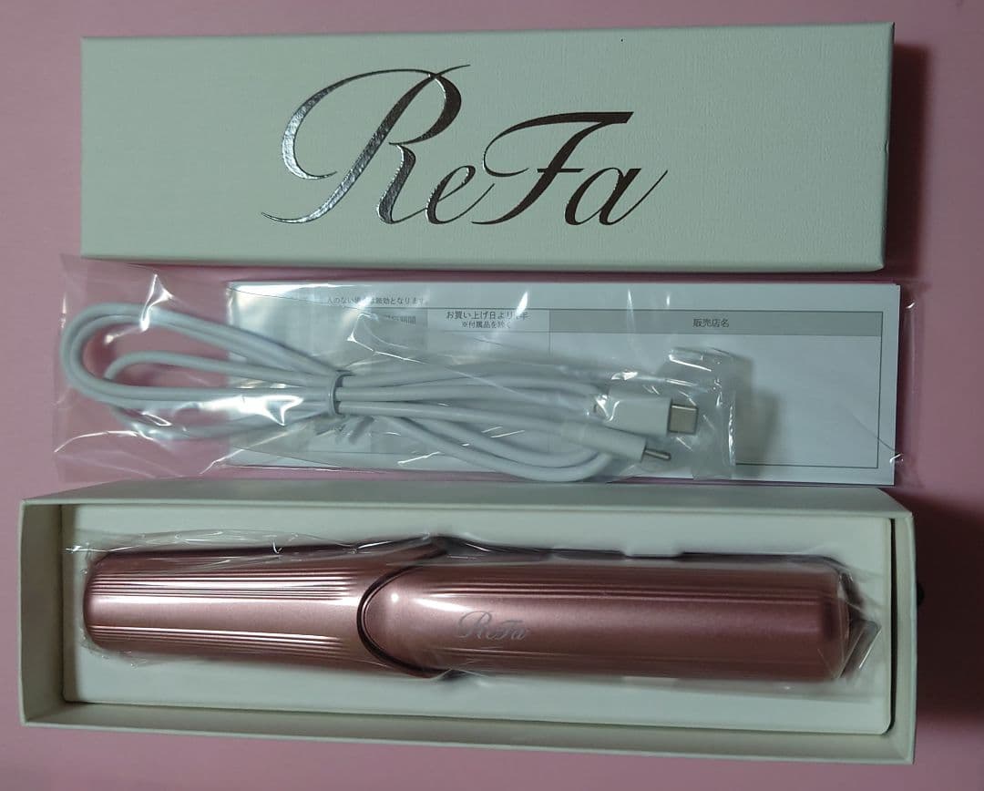 ReFa　フィンガーアイロンST　シルキーピンク　新品　RE-AS-05A