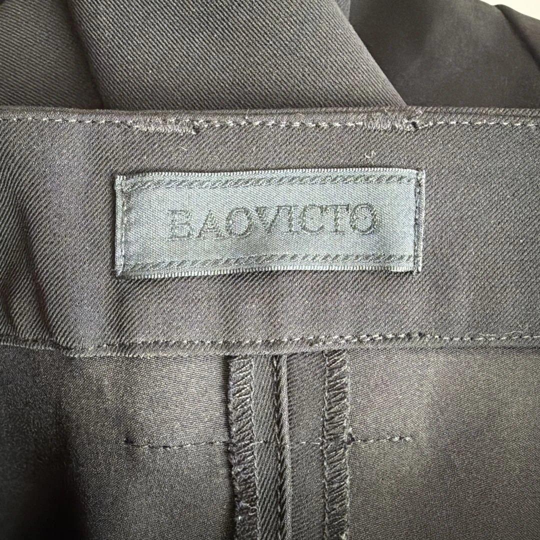 BAOVICTO 変形ワイドスラックス black