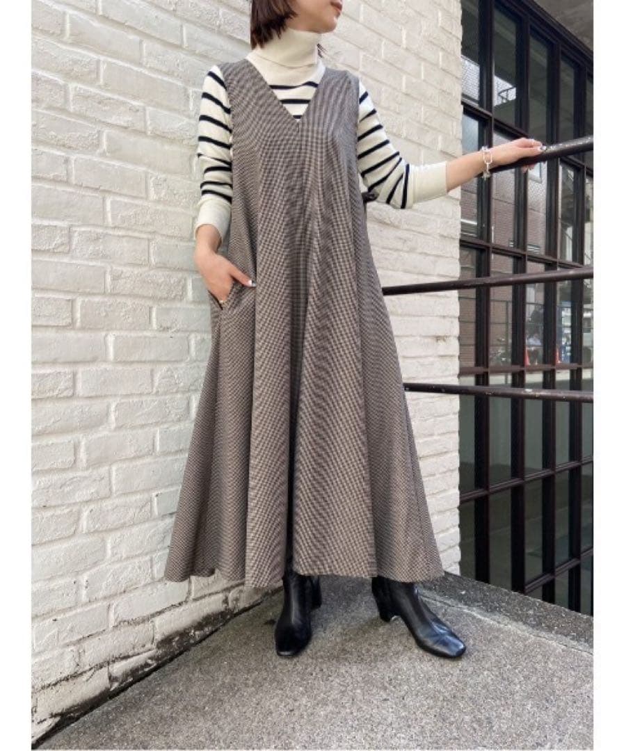 美品 BEARDSLEY ビアズリー フレアージャンパースカート 1