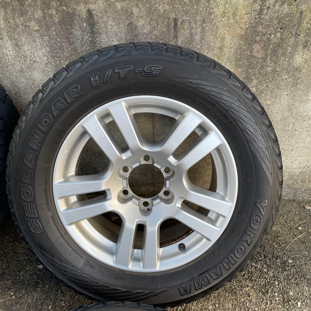 プラド 150 Gフロンティア純正ホイールタイヤセット　美品　最終値引き
