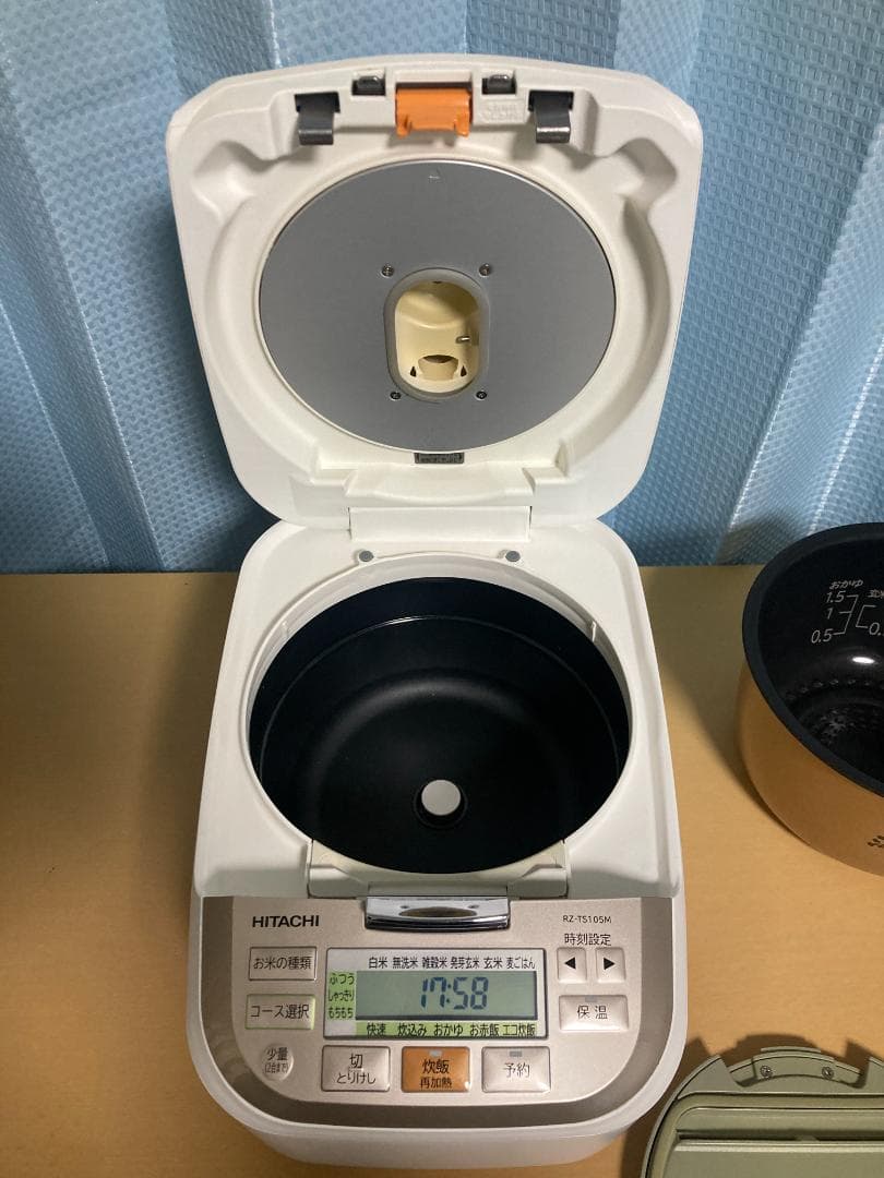 ★美品★22年製HITACHI RZ-TS105M　IHジャー炊飯器5.5合炊き