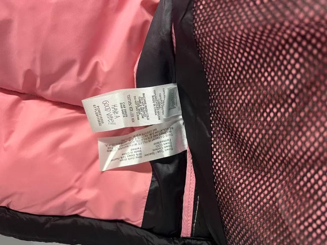 Stussy 刺繍 ブラック Mサイズ ダウンジャケット