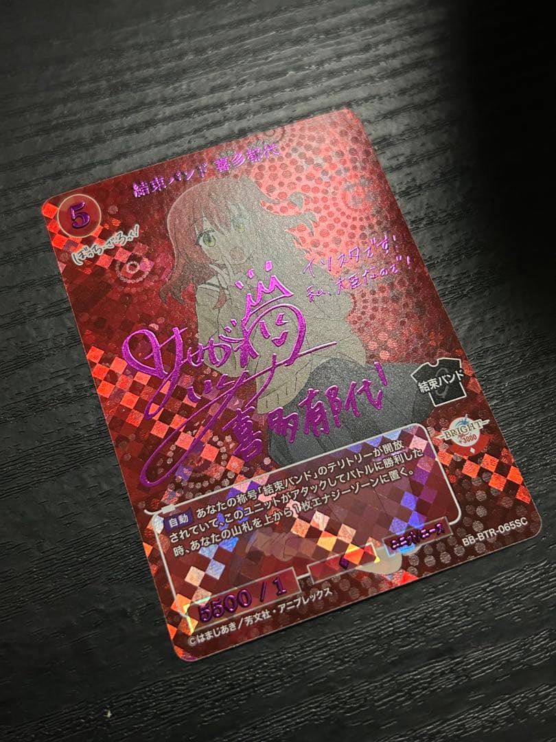 BUILD DIVIDE 喜多郁代　サインカード