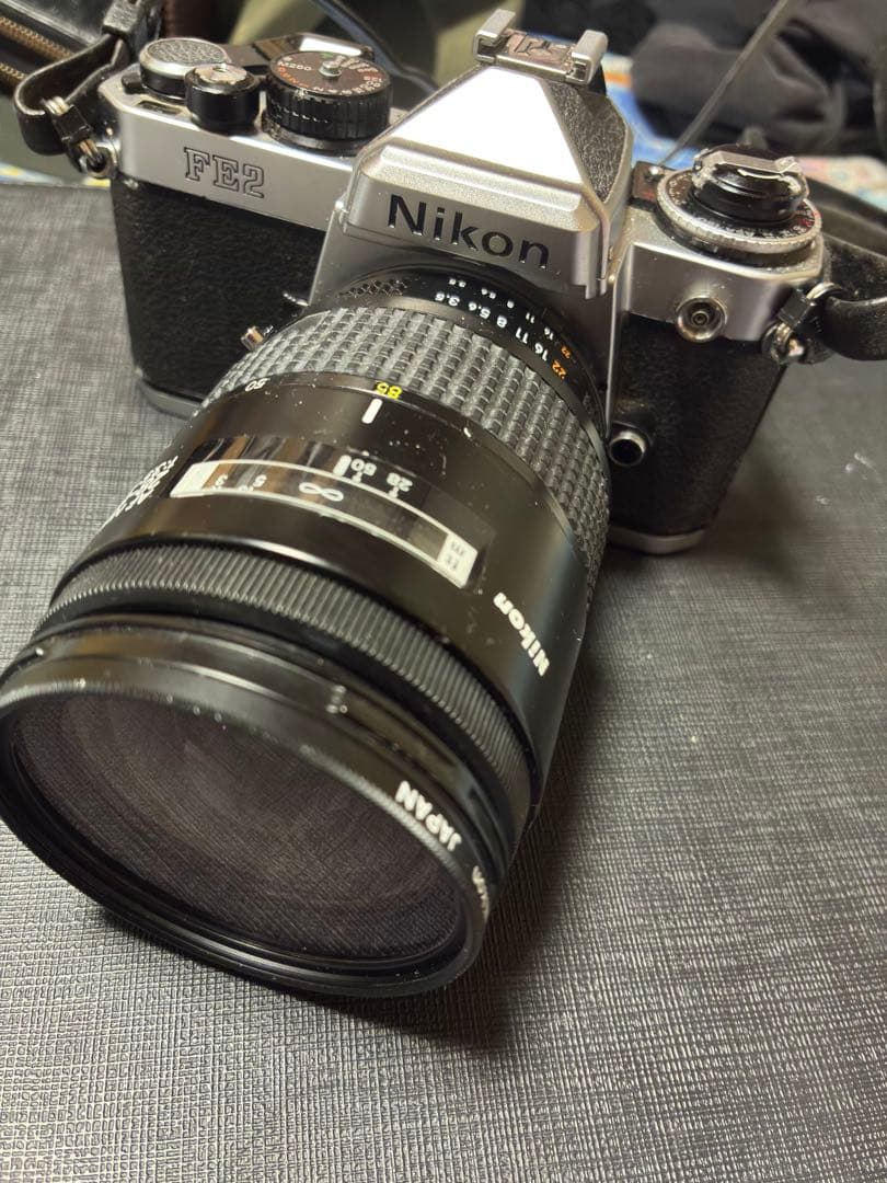 Nikon FE2 一眼レフカメラ Nikkorレンズ付き