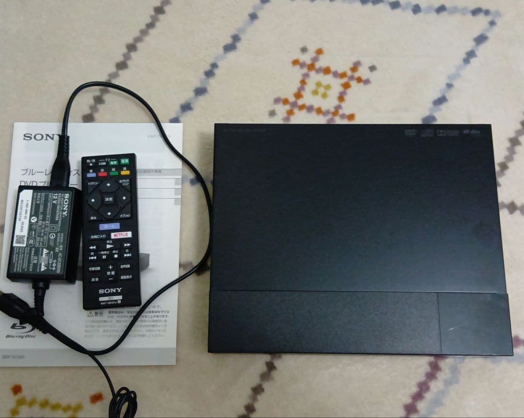 sony ブルーレイ　DVDプレイヤー　BDP-S1500　2023年製