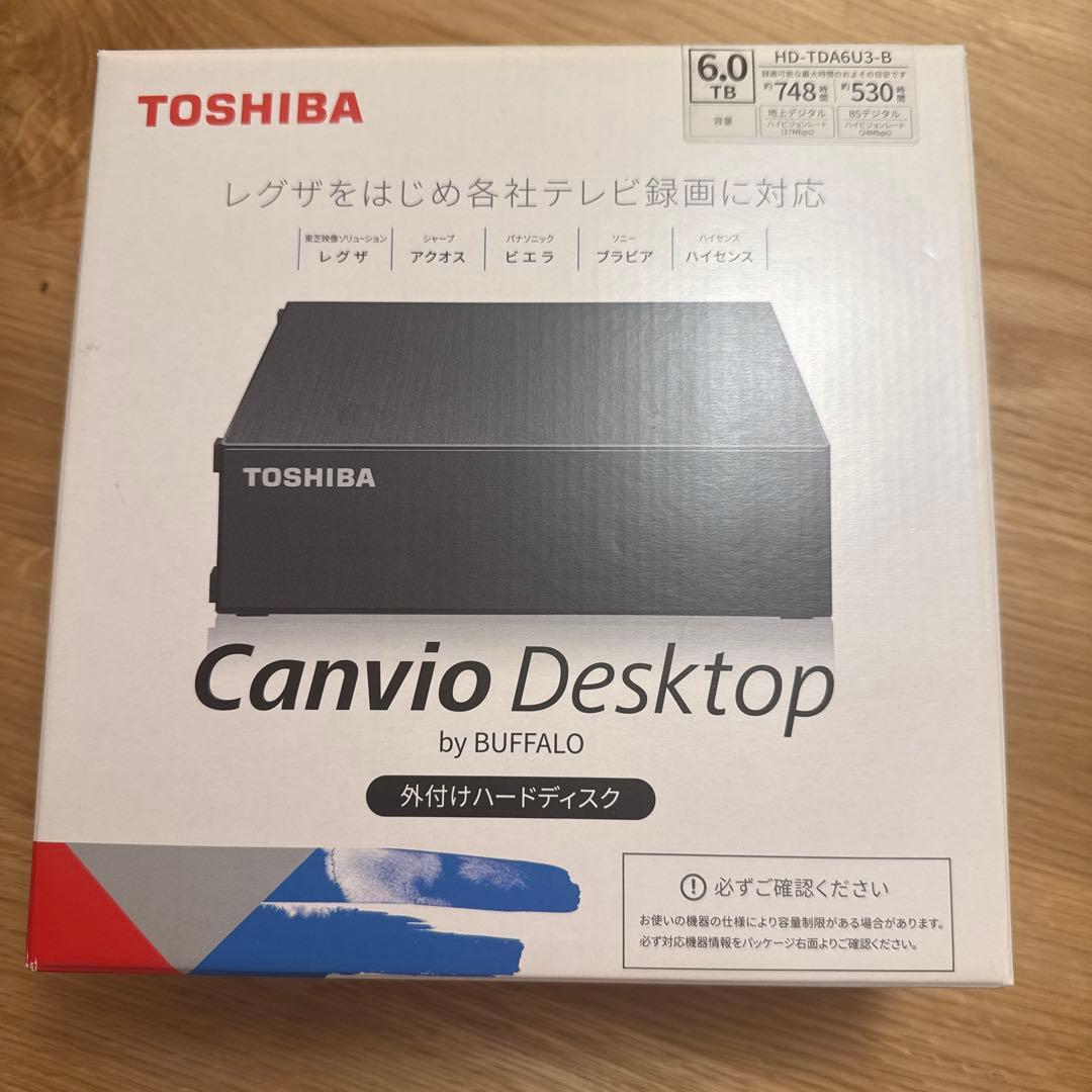 TOSHIBA Canvio Desktop 6TB 外付けハードディスク