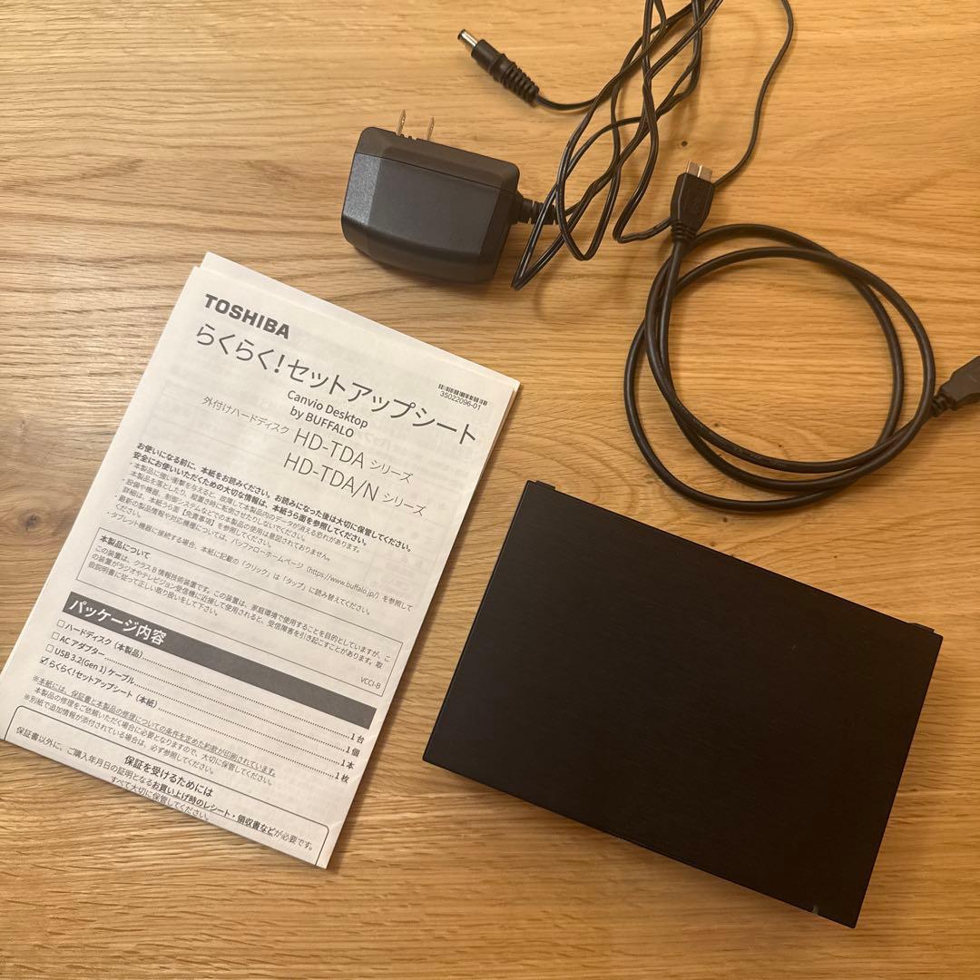 TOSHIBA Canvio Desktop 6TB 外付けハードディスク