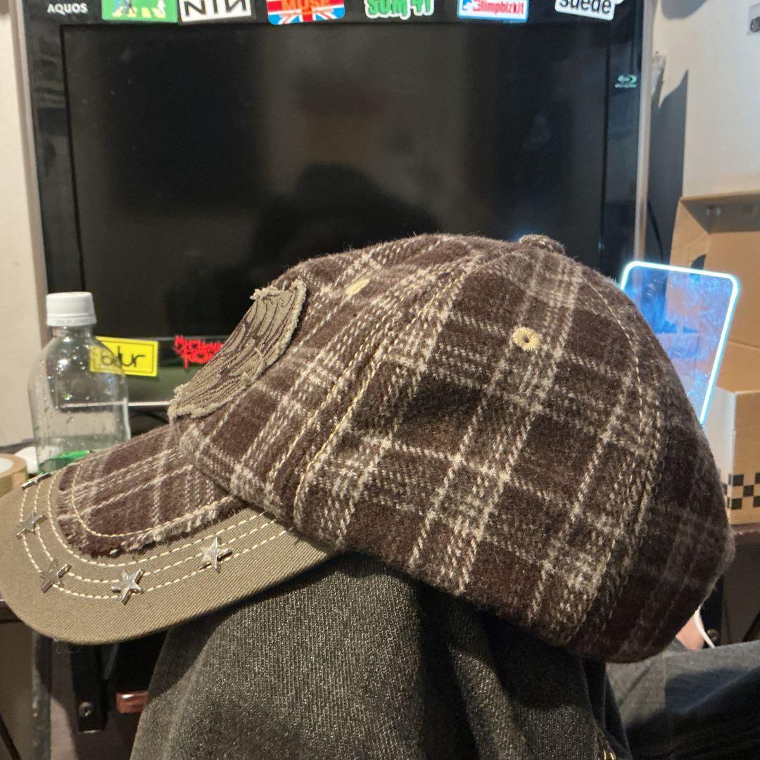 新作 ec melodi スタッズ キャップ　fuckthisindustry