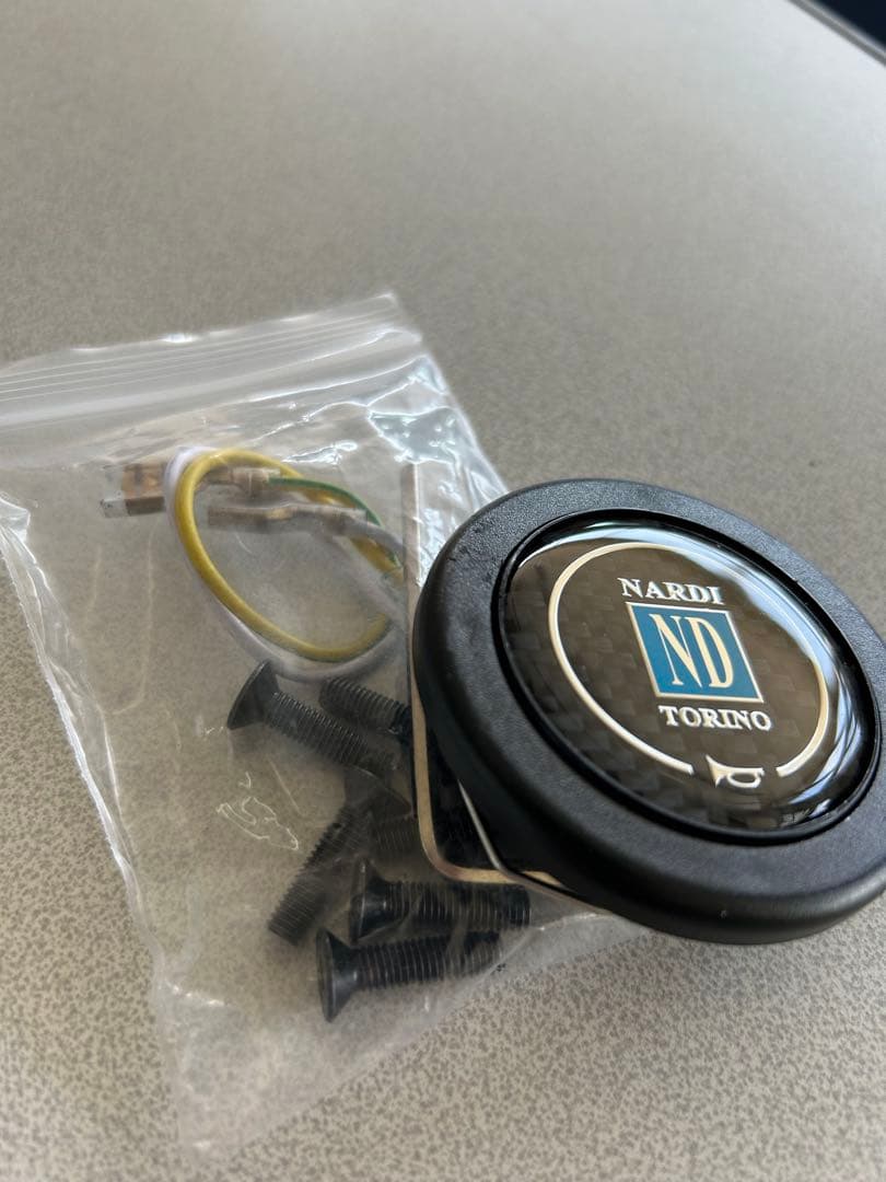 ステアリング ディープコーン ホワイト リアルカーボン 未使用 USDM JDM