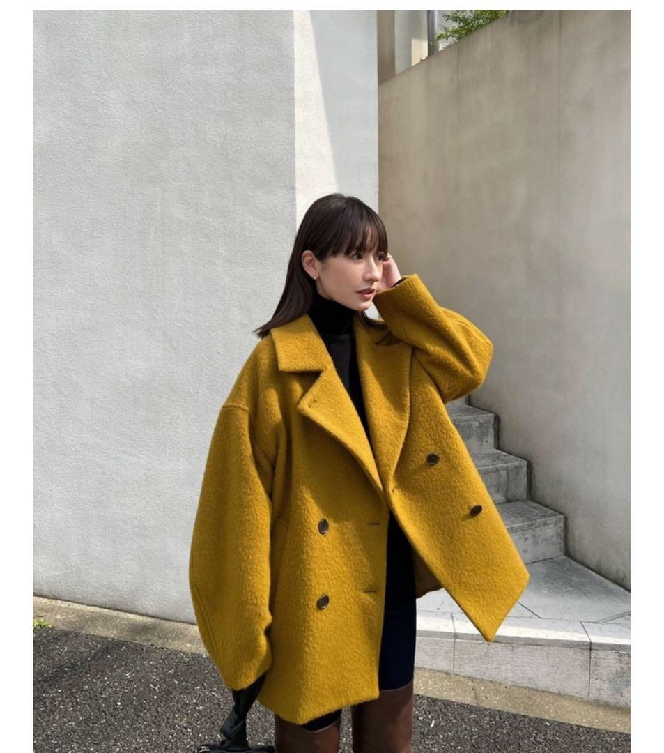 CLANE OVER LINE DOUBLE COAT サイズ2