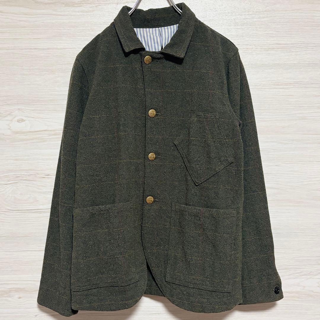 TROPHY CLOTHING COVERALL ジャケット 金ボタン