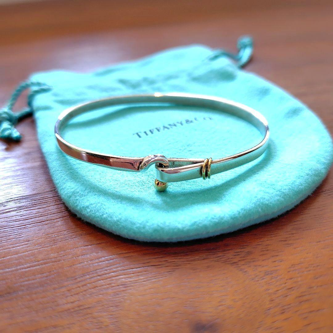 極美品　Tiffany & Co. フックアンドアイ　バングル