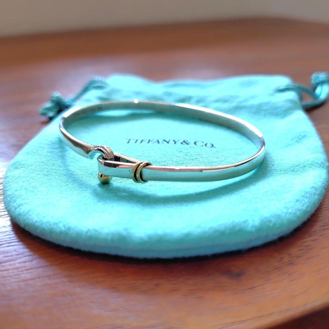 極美品　Tiffany & Co. フックアンドアイ　バングル