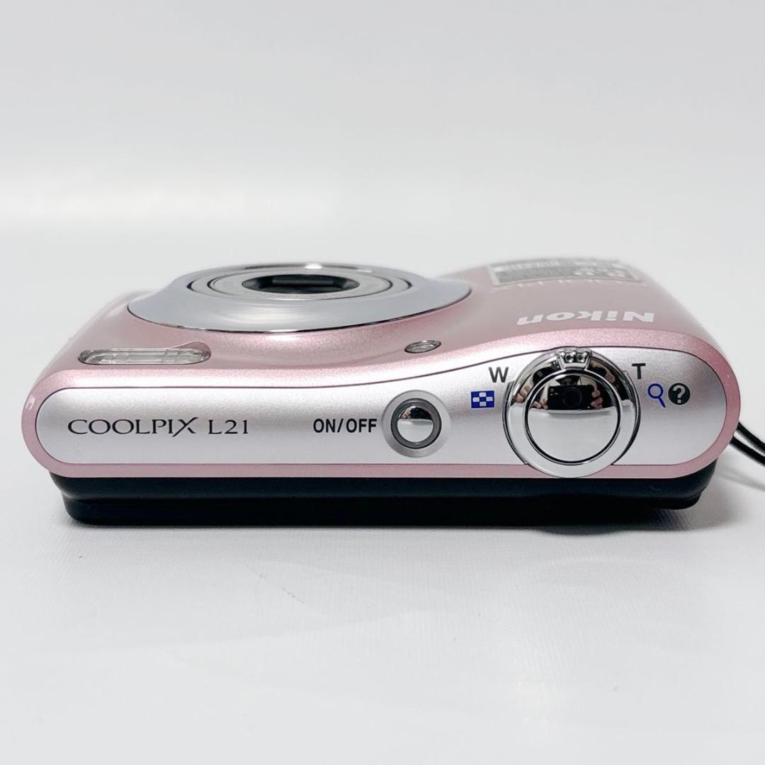 Nikon COOLPIX L21 ピンク 乾電池式 単三電池 美品 動作確認済