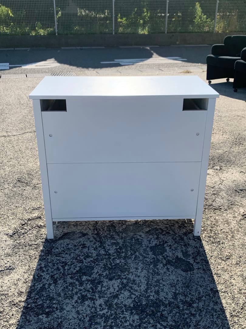 IKEA KOPPANG 3段チェスト　木製　 ホワイト　(滋賀県内のみ)