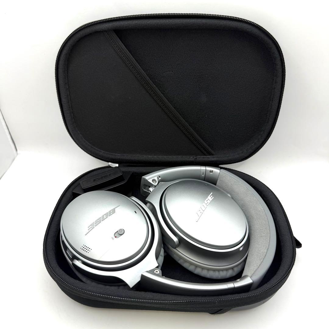 【美品】BOSE QUIETCOMFORT35 シルバー　ボーズ ワイヤレス
