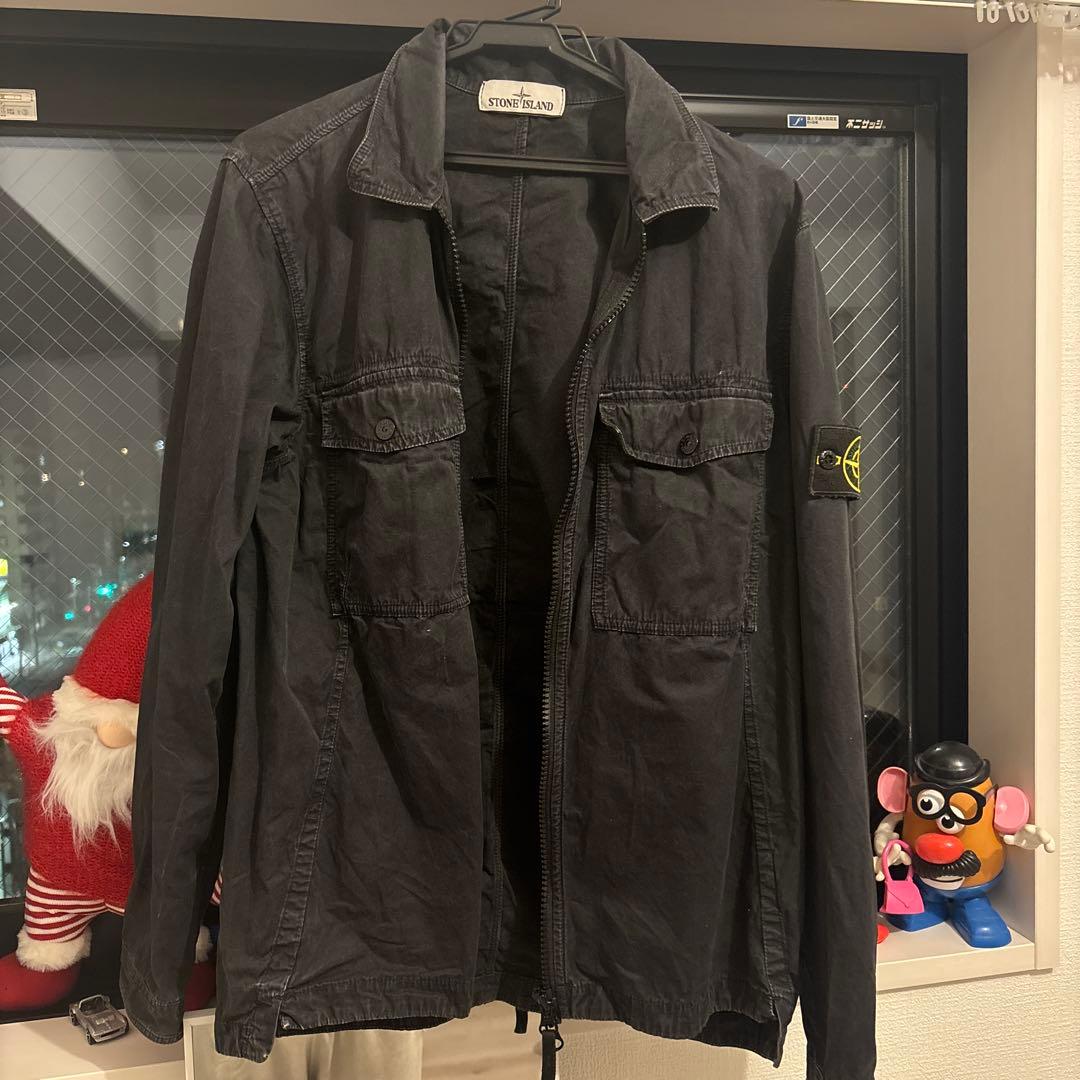 Stone  ブラック ミリタリージャケット　M