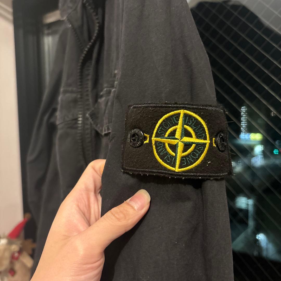 Stone  ブラック ミリタリージャケット　M