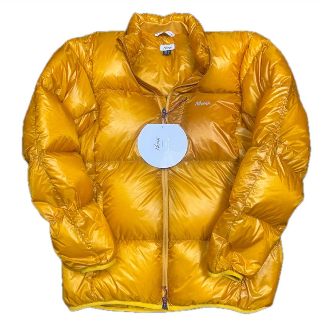 ナンガ M 新品 マウンテンロッジ ダウン ジャケット パッカブル イエロー