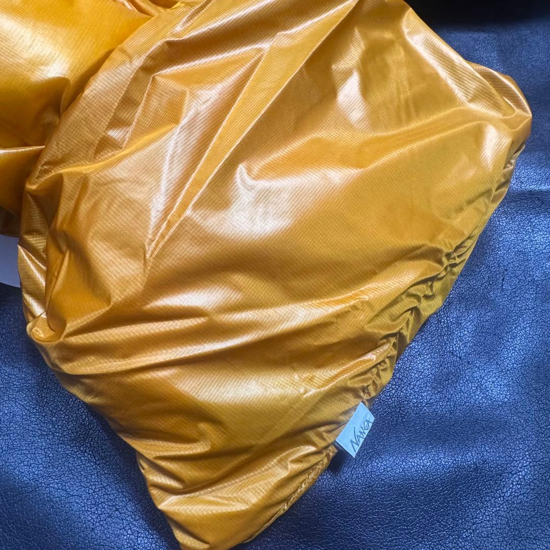 ナンガ M 新品 マウンテンロッジ ダウン ジャケット パッカブル イエロー