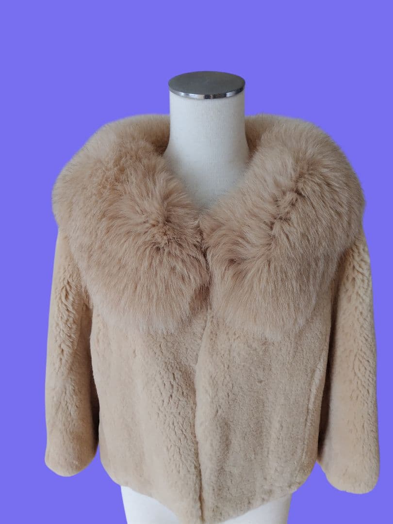 ✨️GRACE CONTINENTAL　ショートコート　レッキス　フォックス