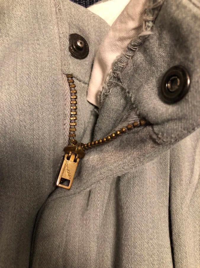 L 40s 50sレーヨン 淡緑 グリーン ギャバ ヴィンテージ スラックス