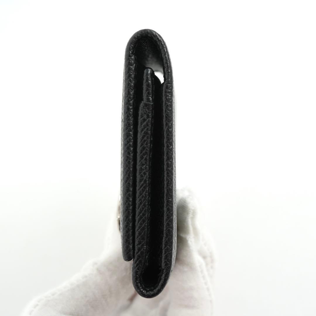 ✨未使用に近い✨　ブルガリ　カードケース　名刺入れ　本革　レザー　ビジネス　黒