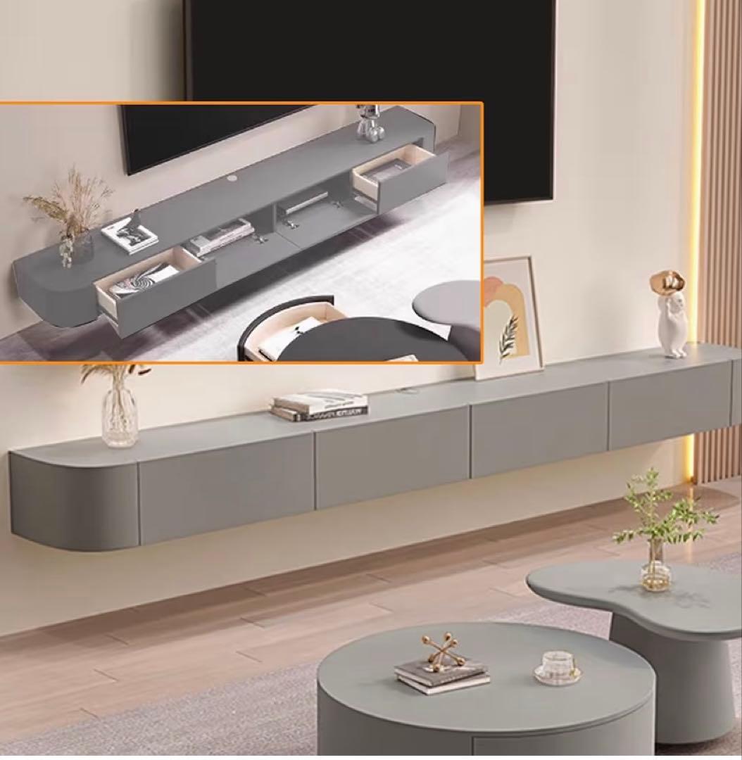 グレー テレビ台 200cm