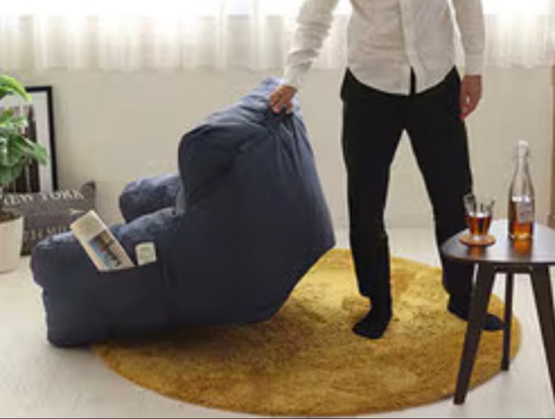 ヤマソロ 83-832 LIBREST 圧縮ウレタン　ソファ1P モスグリーン