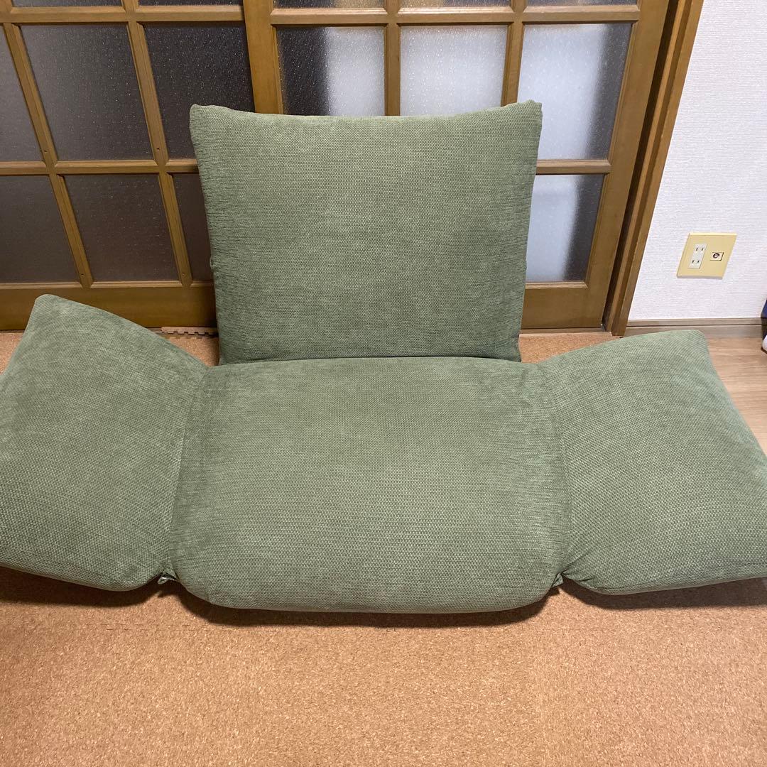 @ 引取限定　1人掛け リクライニングソファ 無印良品 フロアソファ