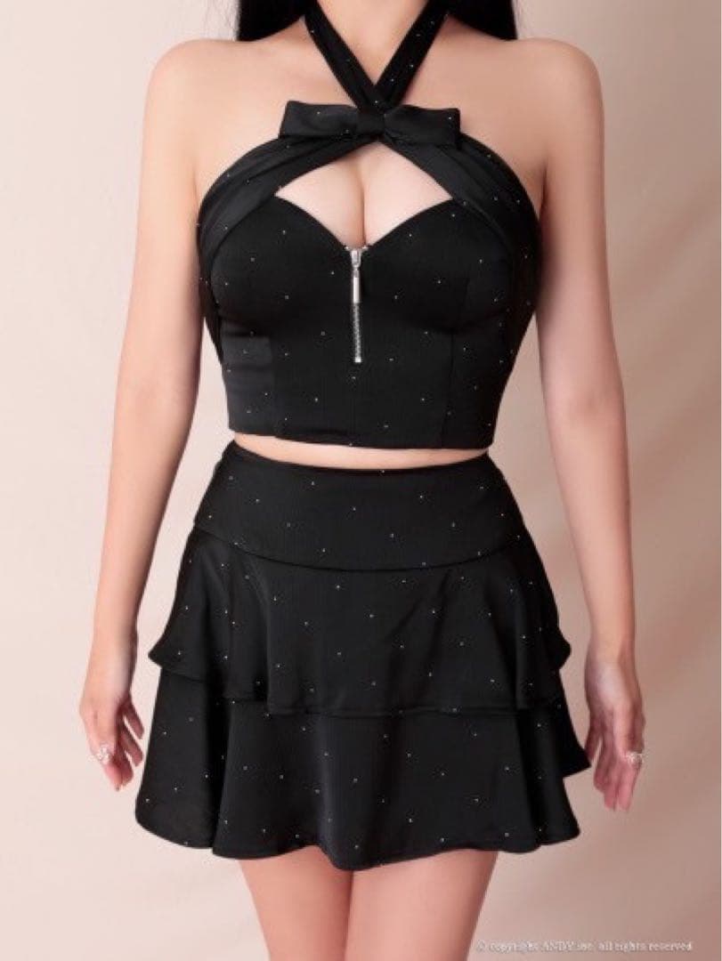 最終値下げ中♡黒 セパレート キャバ　ドレス