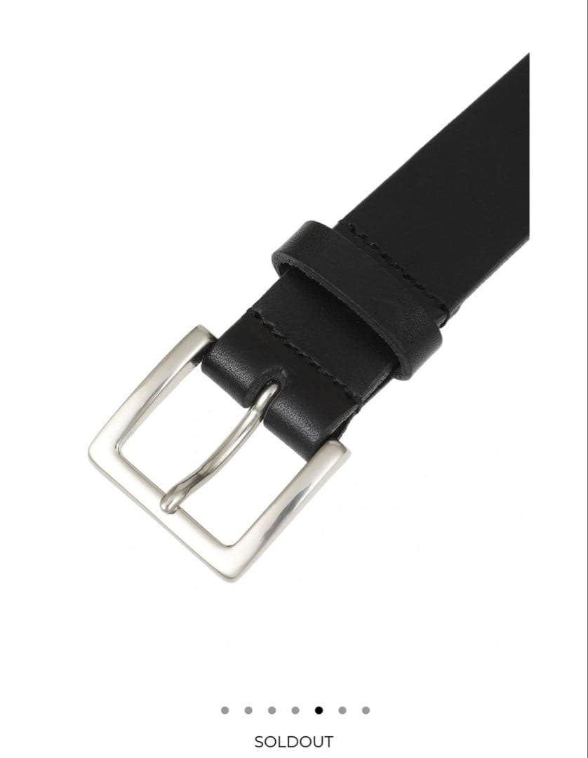 CLANE クラネ　LEATHER BELT