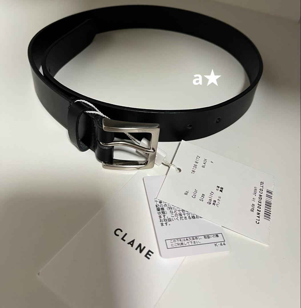 CLANE クラネ　LEATHER BELT