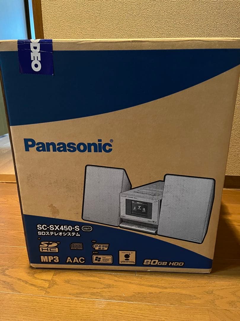 【新品未使用】Panasonic SA-SX450 SDステレオシステム