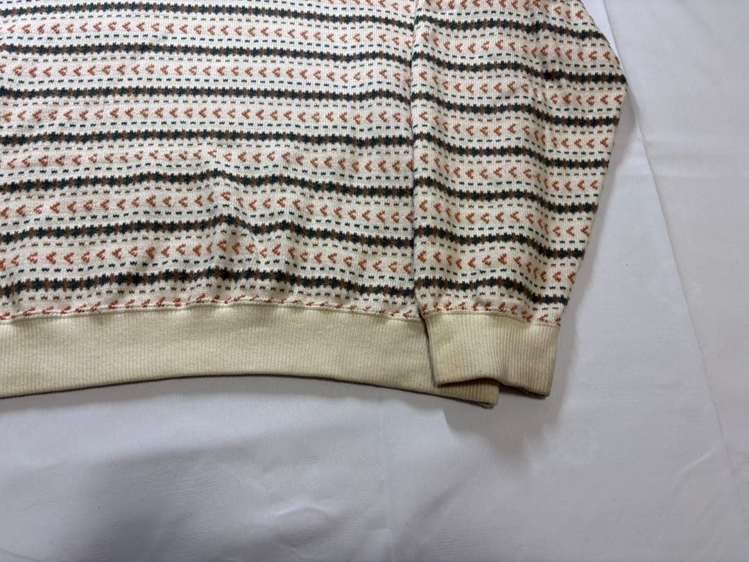 dezert 田口ギャルソン総柄ニット セーター フェアアイル調 80s
