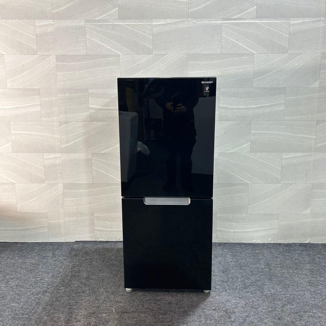 SHARP 冷蔵庫 SJ-GD15G 152L 2021年 おしゃれ d3434