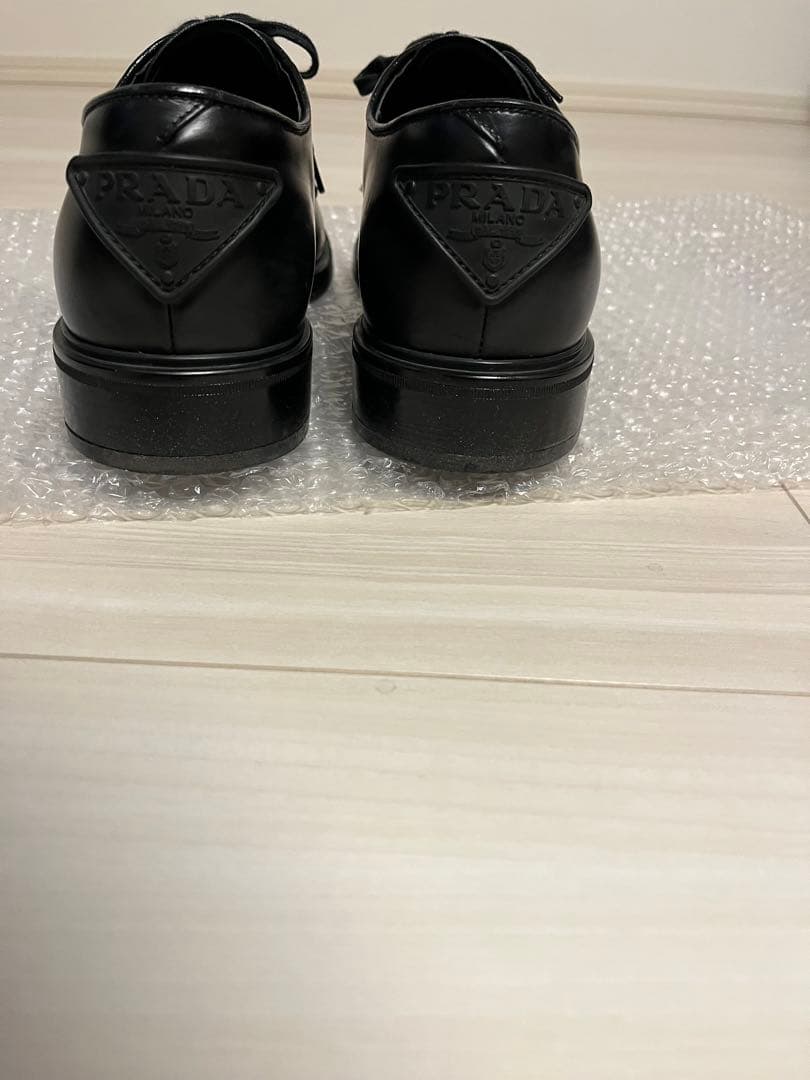 PRADA 2022SS レザーシューズ 6 ブラック