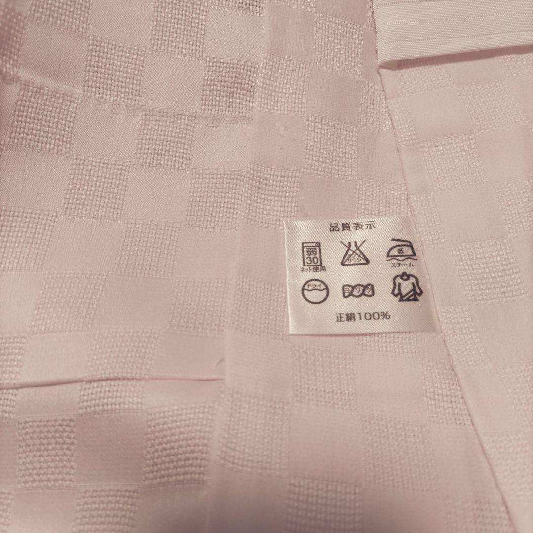 長襦袢　夏　単衣　正絹　洗える