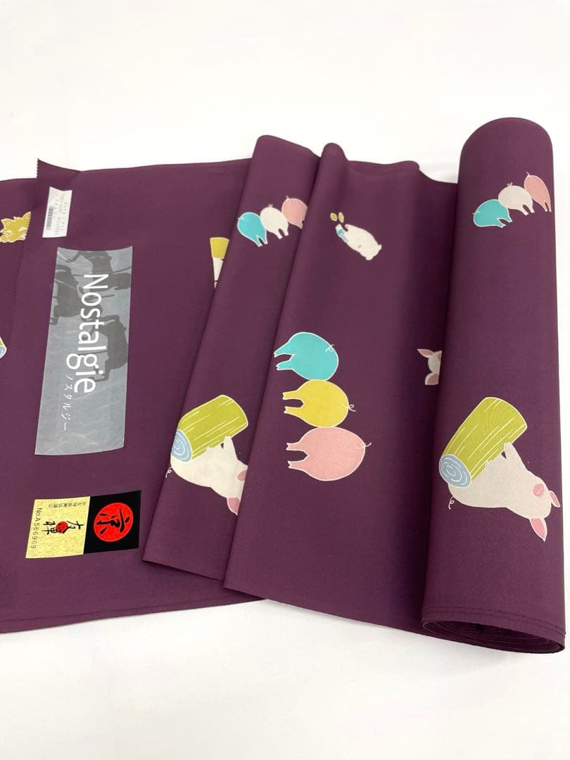 長襦袢 京友禅 パレス地 洒落襦袢 正絹 反物