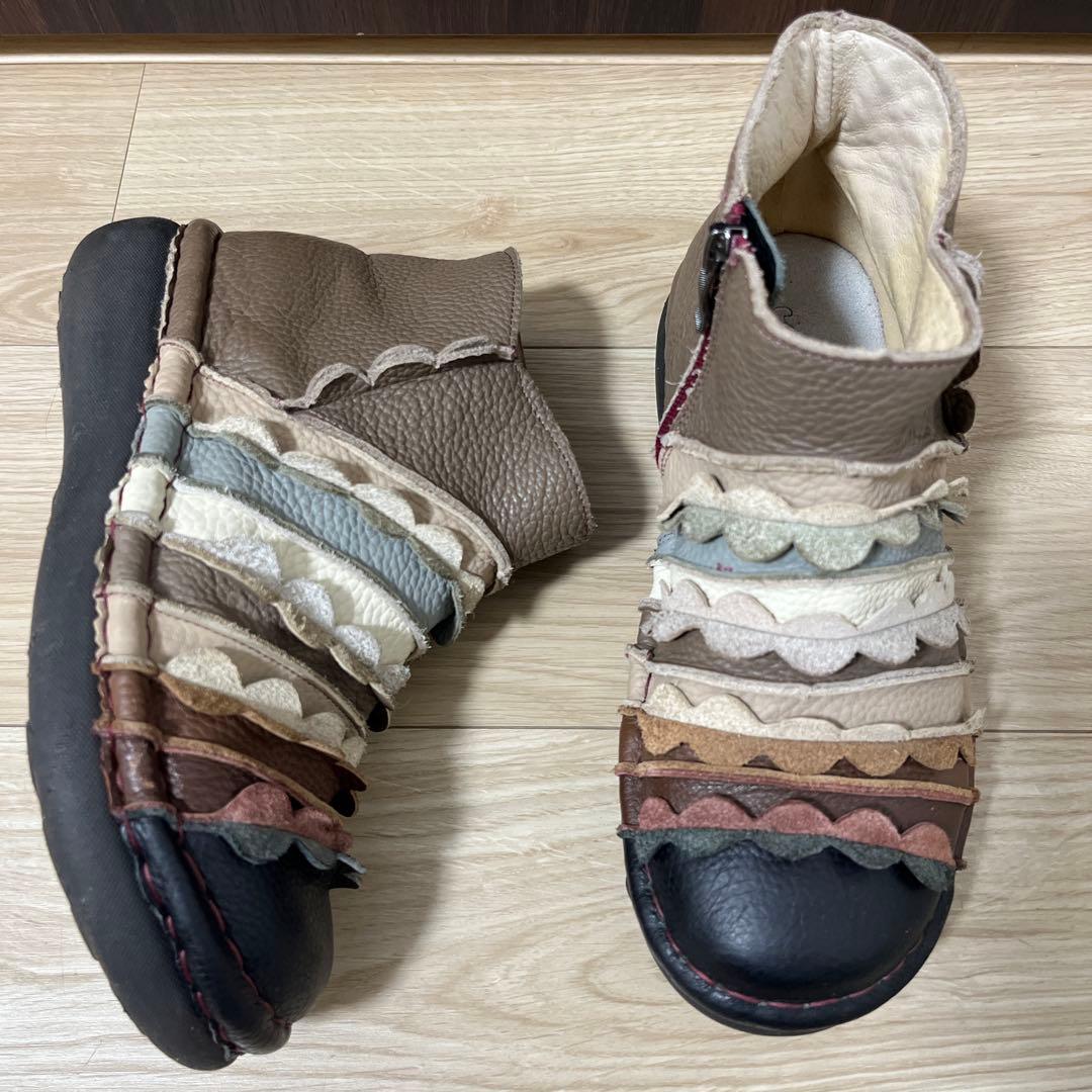 美品部類！estacion エスタシオン MSE95 本革 24cm前後